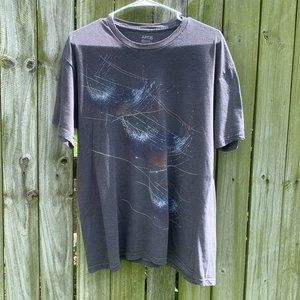 APT.9,dark grey Tee,color lines on front